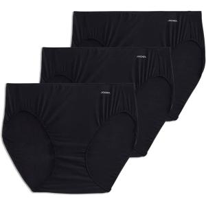 Jockey No Panty Line Promise Tactel Bikini 3-Pack(Black)