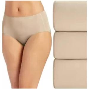 Jockey No Panty Line Promise Tactel Hip Brief 3-Pack(Nude)