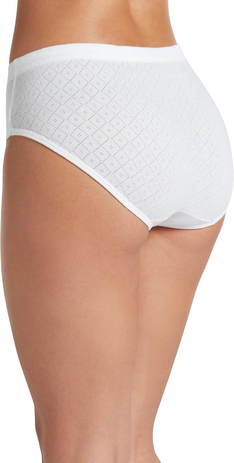 imageJockey Womens Underwear Elance Breathe Hipster 6 PackWhite