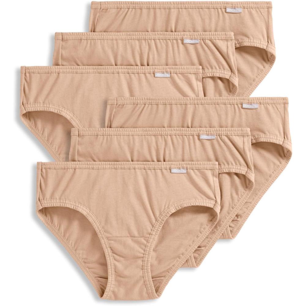 imageJockey Womens Underwear Elance Bikini  6 PackLight