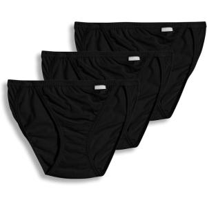 Jockey Womens Elance String Bikini – 3 Pack(Black)