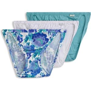 Jockey Womens Elance String Bikini – 3 Pack(Cove/Rain Stripe/Luscious Blue Bloom)