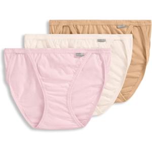 Jockey Womens Elance String Bikini – 3 Pack(Ivory/Light/Pink Shadow)