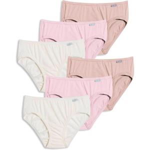 Jockey Women’s Underwear Elance Bikini – 6 Pack(Ivory/Light/Pink Shadow)