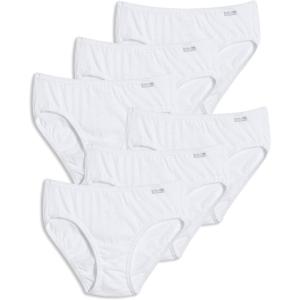 Jockey Women’s Underwear Elance Bikini – 6 Pack(White)