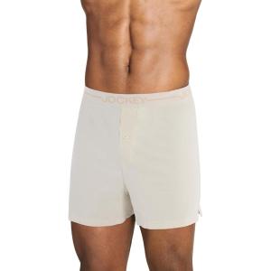 Jockey Men’s Underwear Organic Cotton Stretch 4″ Boxer(Sandy Shimmer)