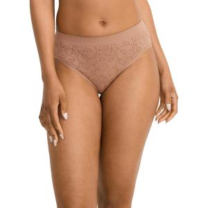Jockey Women’s Underwear Seamfree Hi-Cut(Almond Jacquard)