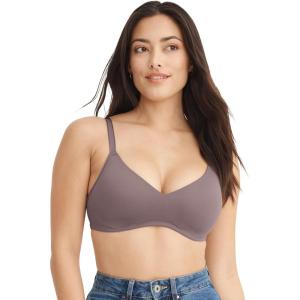 Jockey Women’s Bra Smooth & Sleek Microfiber Full Coverage Wirefree T-Shirt Bra(Twilight Sands)