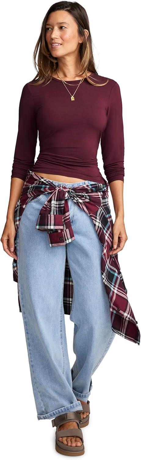 imageJockey Womens Activewear Supersoft Long Sleeve Top