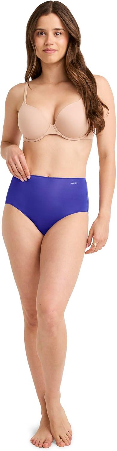 imageJockey Womens Underwear No Panty Line Promise Tactel Hip BriefValiant Blue