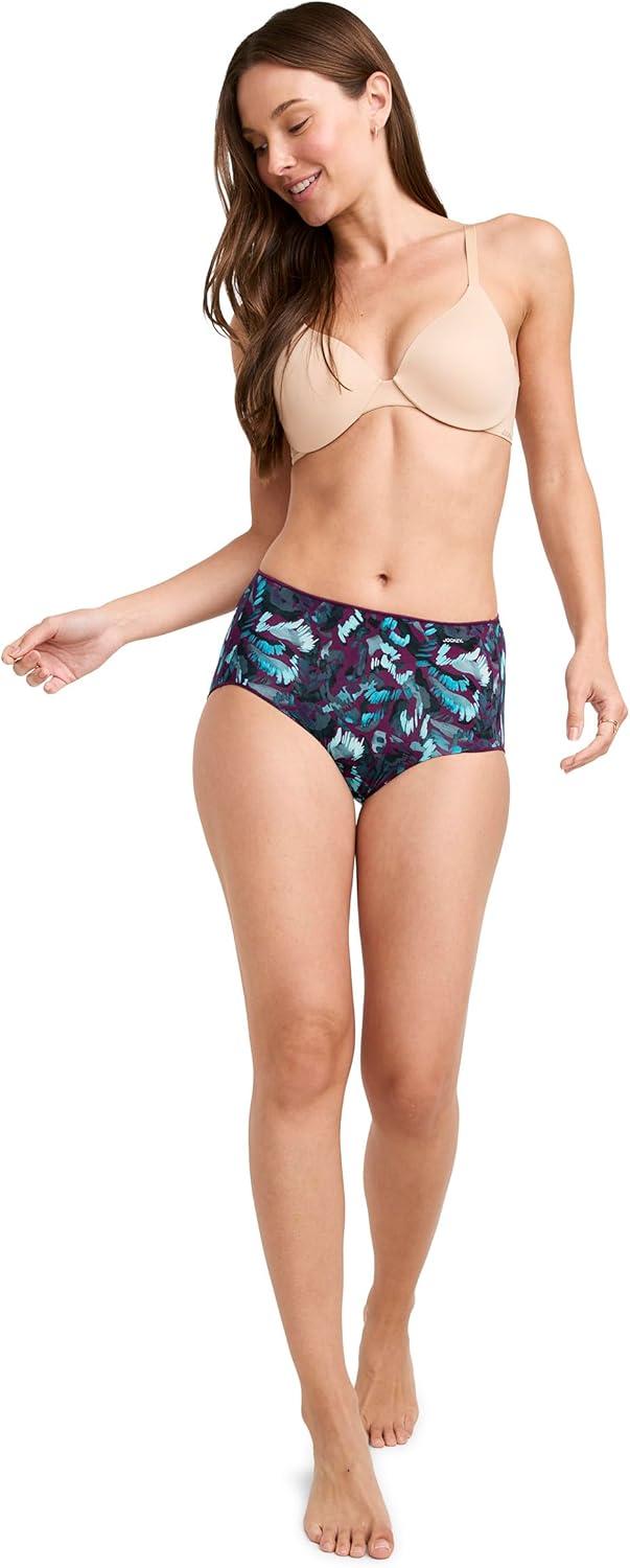 imageJockey Womens Underwear No Panty Line Promise Tactel Hip BriefWandering Camo