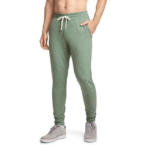 Jockey Men’s Loungewear Lightweight Cotton Blend Fleece Jogger(Evergreen Mist)