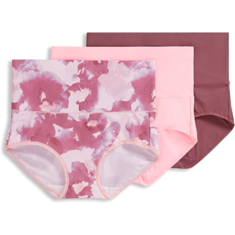 imageJockey Womens Shapewear Skimmies 360 Tummy Smoothing Brief 3 PackCamilla Dawn