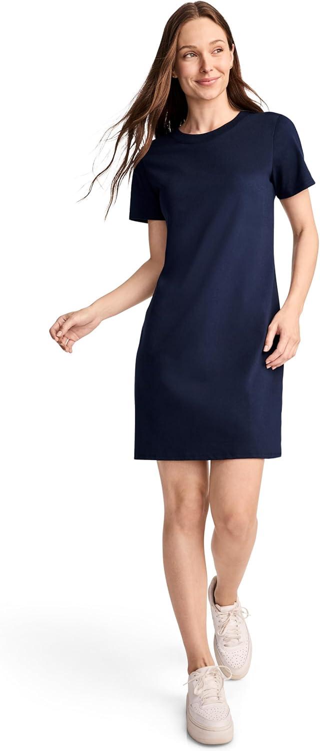 imageJockey Womens Activewear Organic Cotton TShirt DressJockey Blue