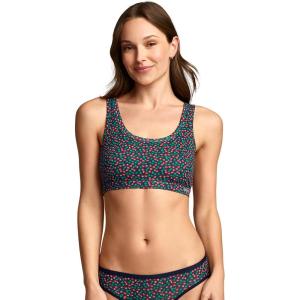 Jockey Women’s Bra Organic Cotton Stretch Tank Strap Bralette(Fresh Cherry)