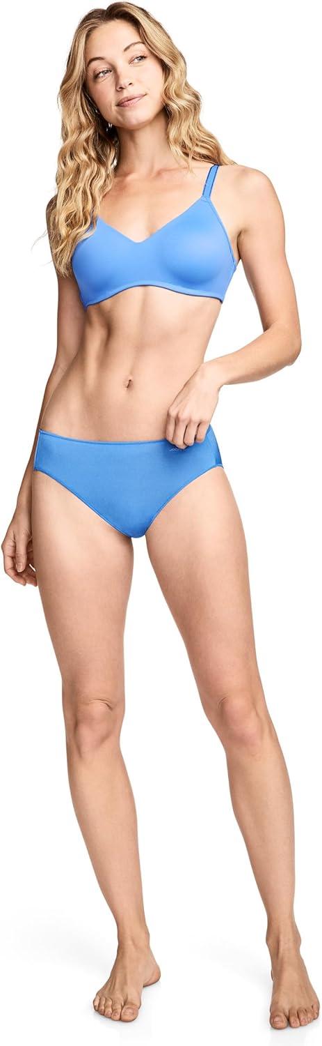 imageJockey Womens Underwear No Panty Line Promise Tactel BikiniCrisp Blue