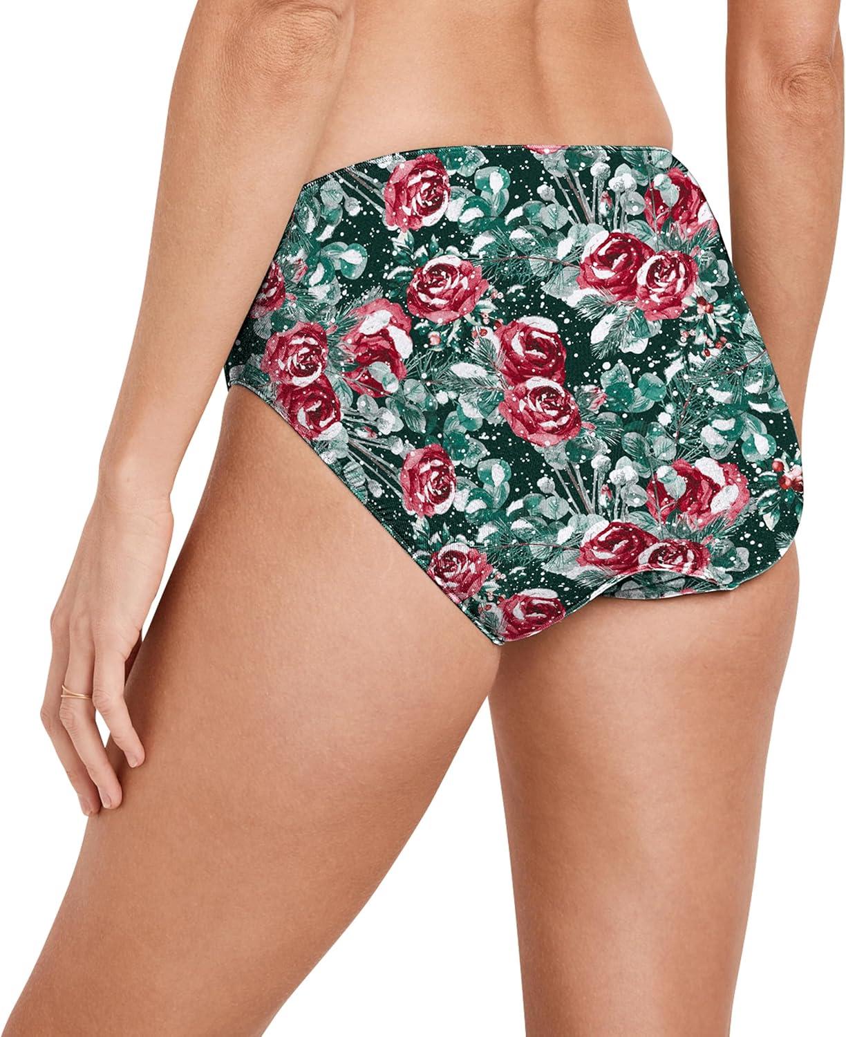 imageJockey Womens Underwear No Panty Line Promise Tactel BikiniWinter Floral