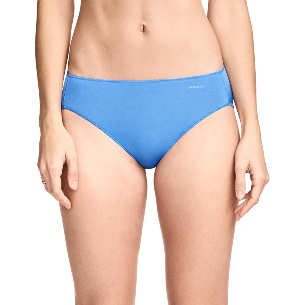 imageJockey Womens Underwear No Panty Line Promise Tactel BikiniCrisp Blue