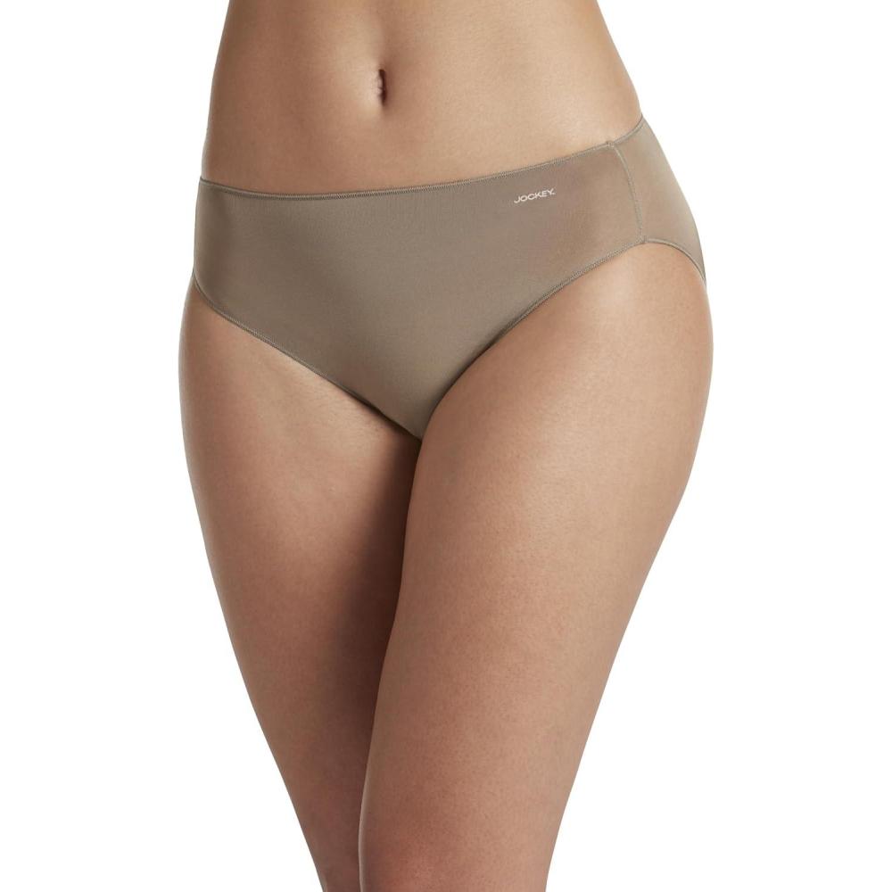 imageJockey Womens Underwear No Panty Line Promise Tactel BikiniDeep Beige