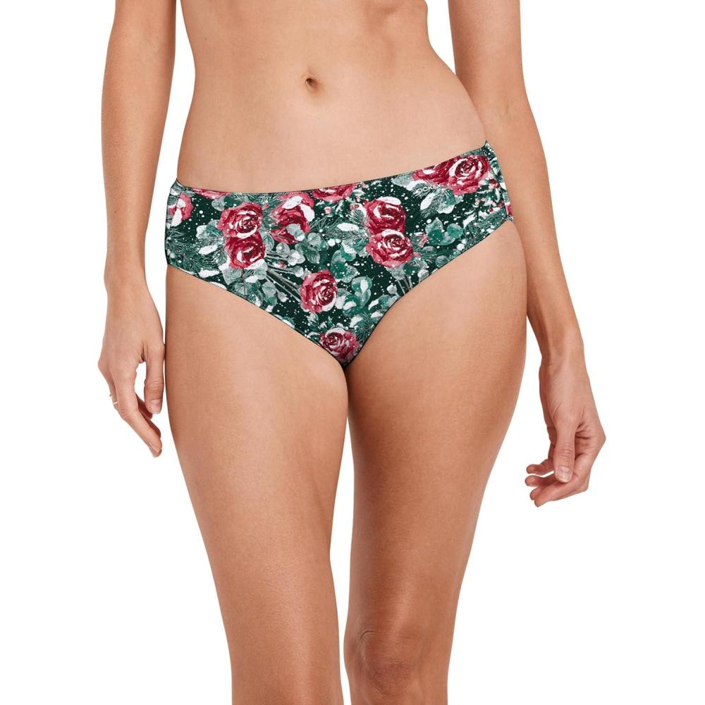 imageJockey Womens Underwear No Panty Line Promise Tactel BikiniWinter Floral