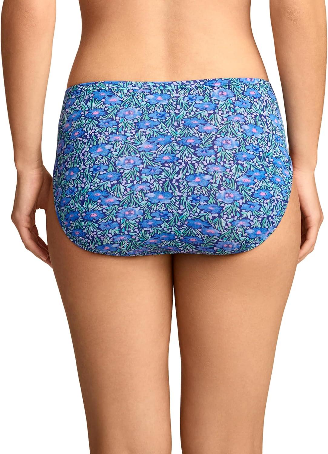 imageJockey Womens Underwear Supersoft French Cut 3 PackDitsy Bloom