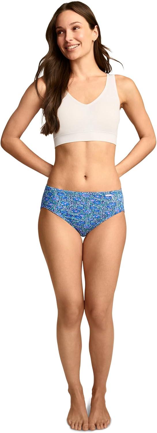 imageJockey Womens Underwear Supersoft French Cut 3 PackDitsy Bloom