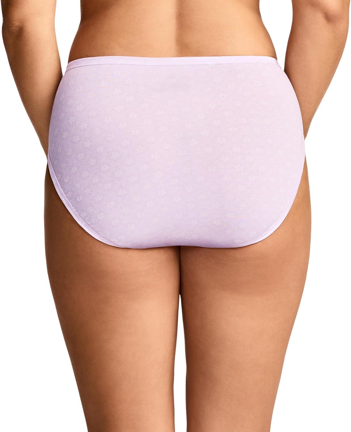 imageJockey Womens Underwear Supersoft French Cut 3 PackGarden Grid