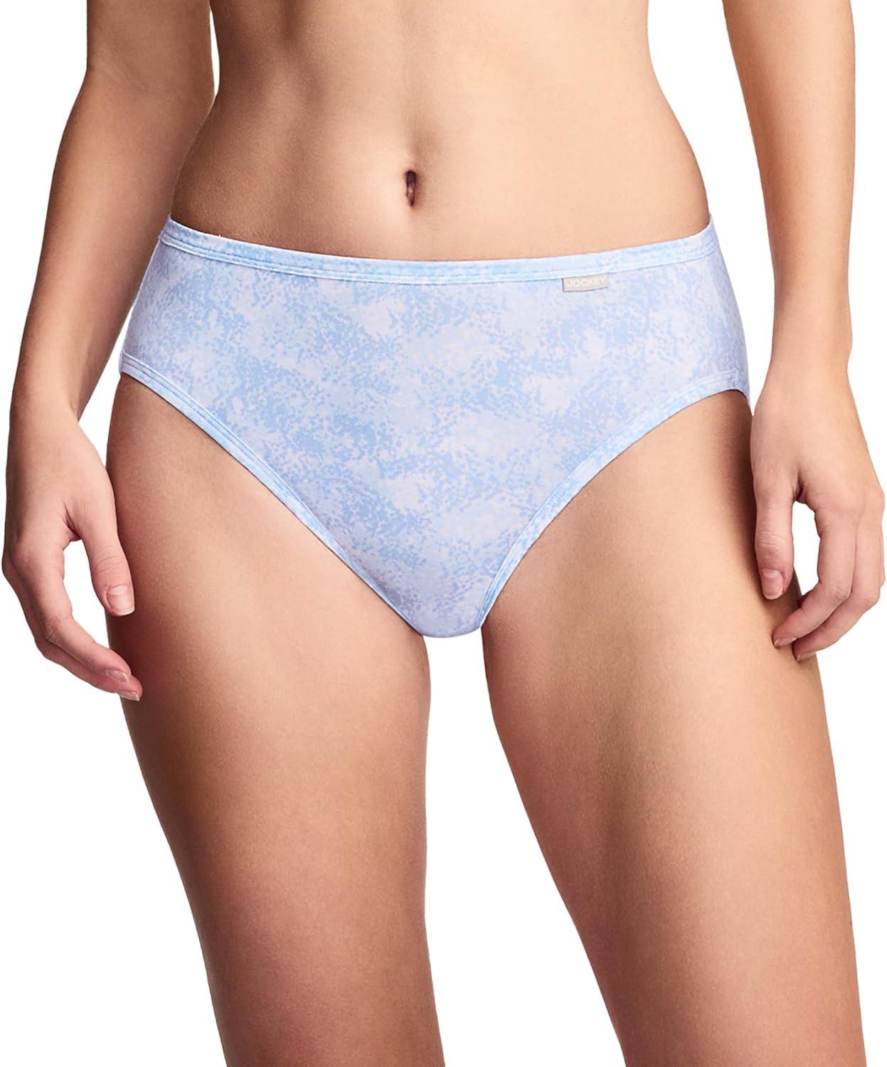 imageJockey Womens Underwear Supersoft French Cut 3 PackMeadow Glow