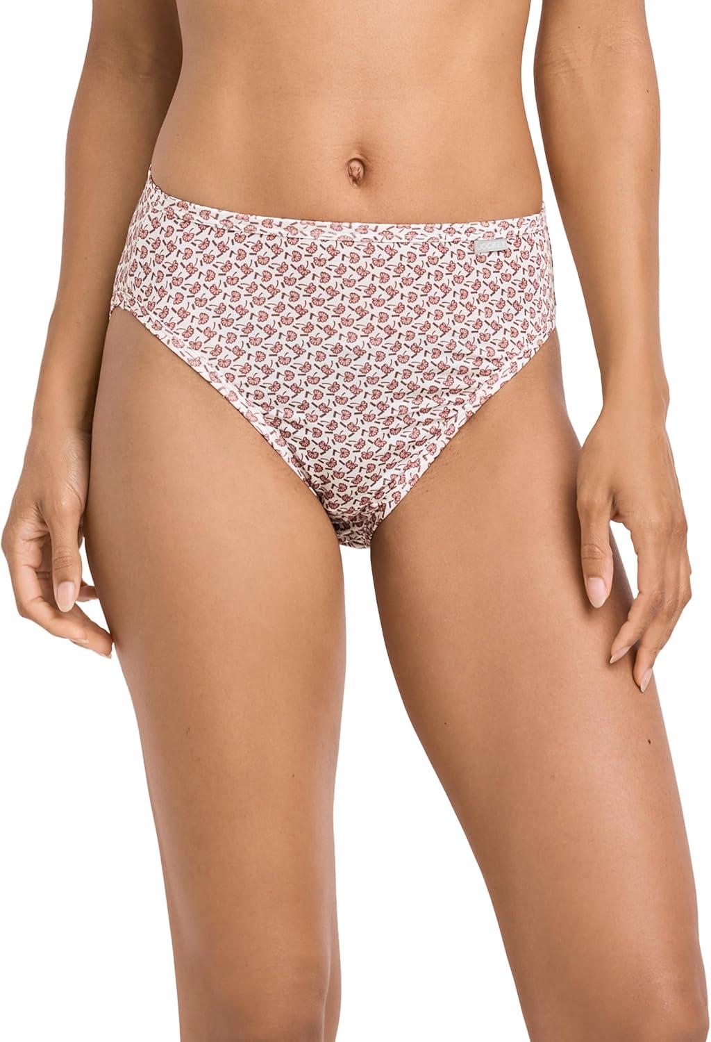 imageJockey Womens Underwear Supersoft French Cut 3 PackPurple Haze Floral WishSandy ShimmerTwilight Sands