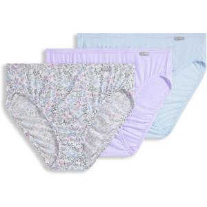 Jockey Women’s Underwear Supersoft French Cut – 3 Pack(Pressed Flowers)
