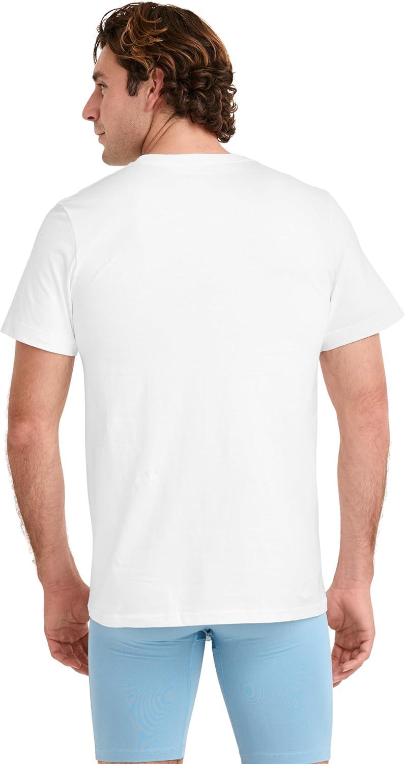 imageJockey Mens Undershirt Big amp Tall Classic Crew Neck Undershirt 12 PackWhite