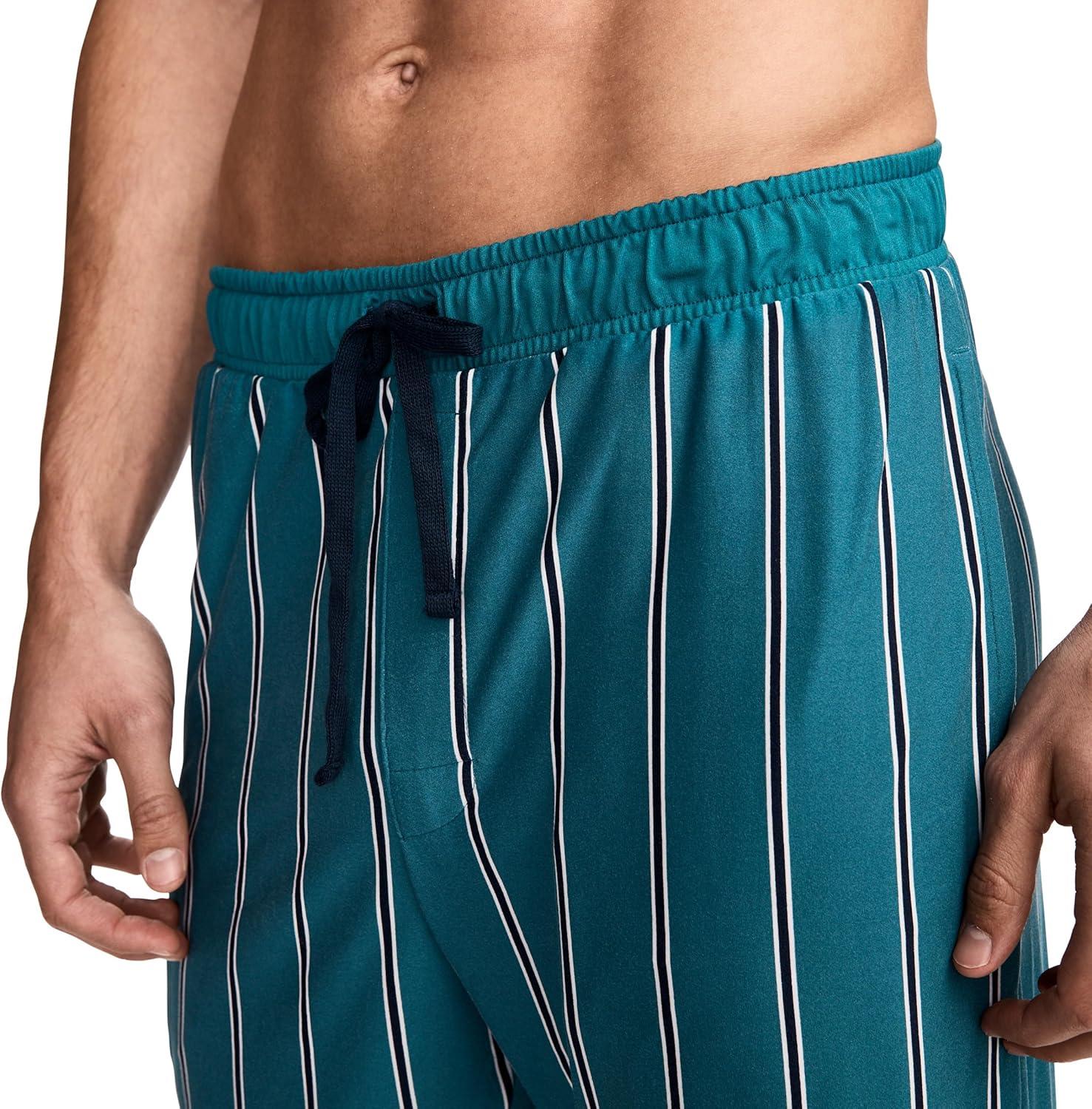 imageJockey Mens Sleepwear Ultra Soft Cooling Sleep JoggerLovely Stripe