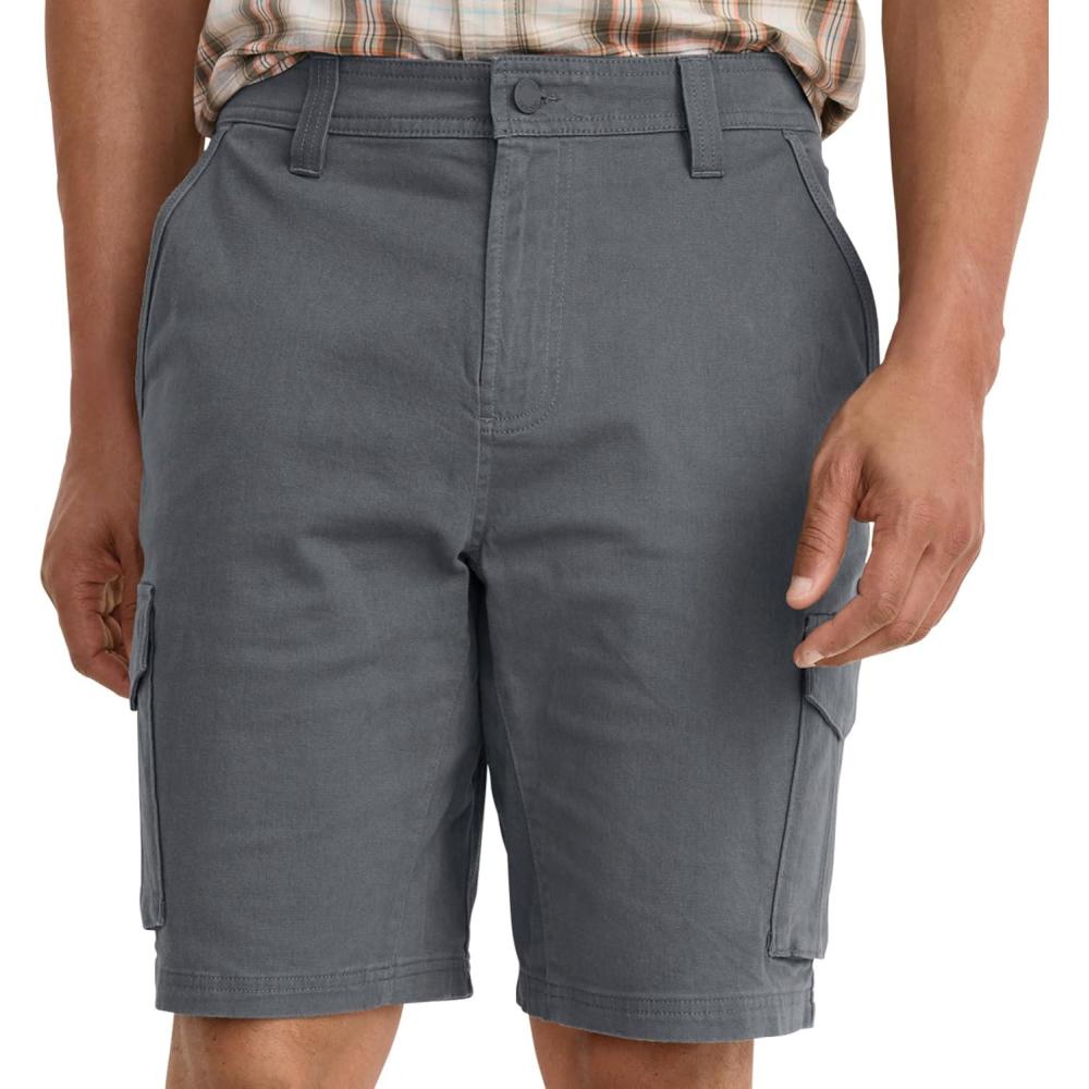 imageJockey Outdoors Mens Casualwear 10 Rugged Cargo ShortBattleship Grey