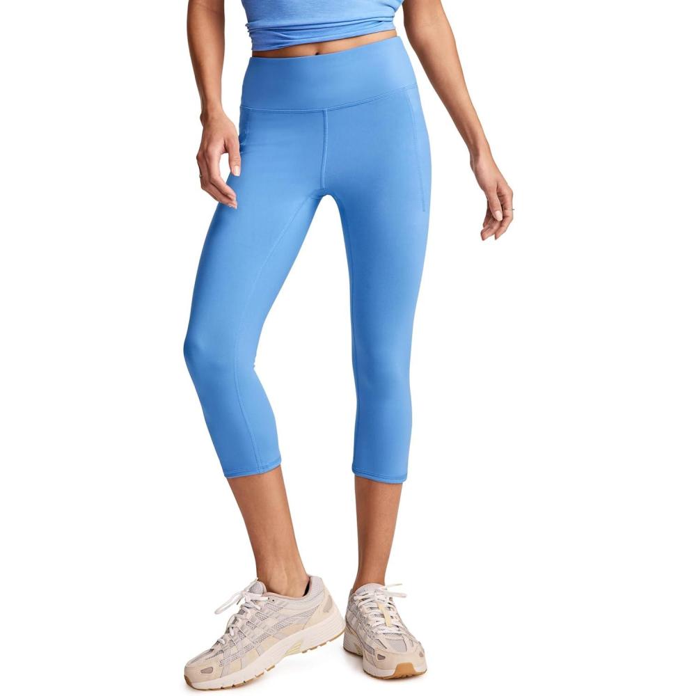 imageJockey Womens Activewear EverActive Capri LeggingCrisp Blue