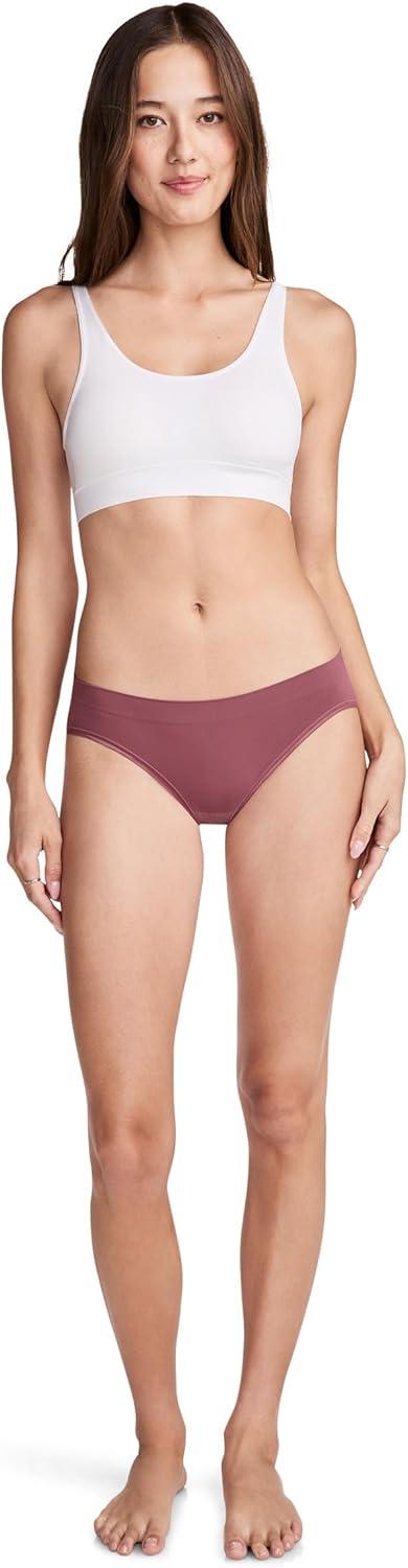 imageJockey Womens Underwear Seamfree Chill BikiniDusty Mauve