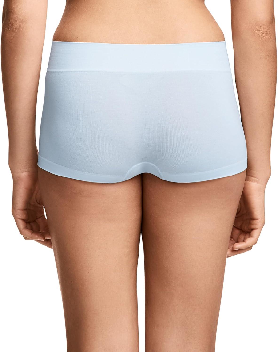 imageJockey Womens Underwear Seamfree Comfort Waist BoyshortBlue Topaz