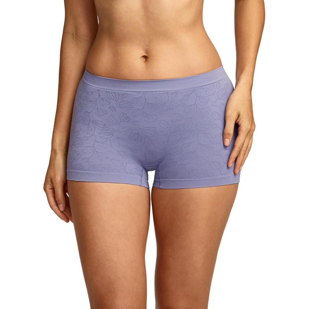 imageJockey Womens Underwear Seamfree BoyshortHydrangea Bloom