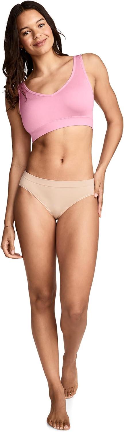 imageJockey Womens Bra Seamfree Back Smoothing BraletteJellyfish