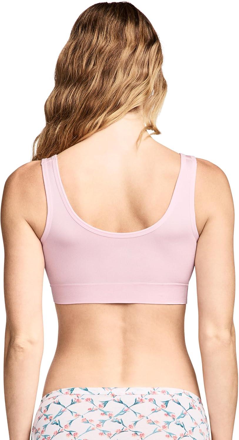 imageJockey Womens Bra Seamfree Back Smoothing BralettePink Shadow