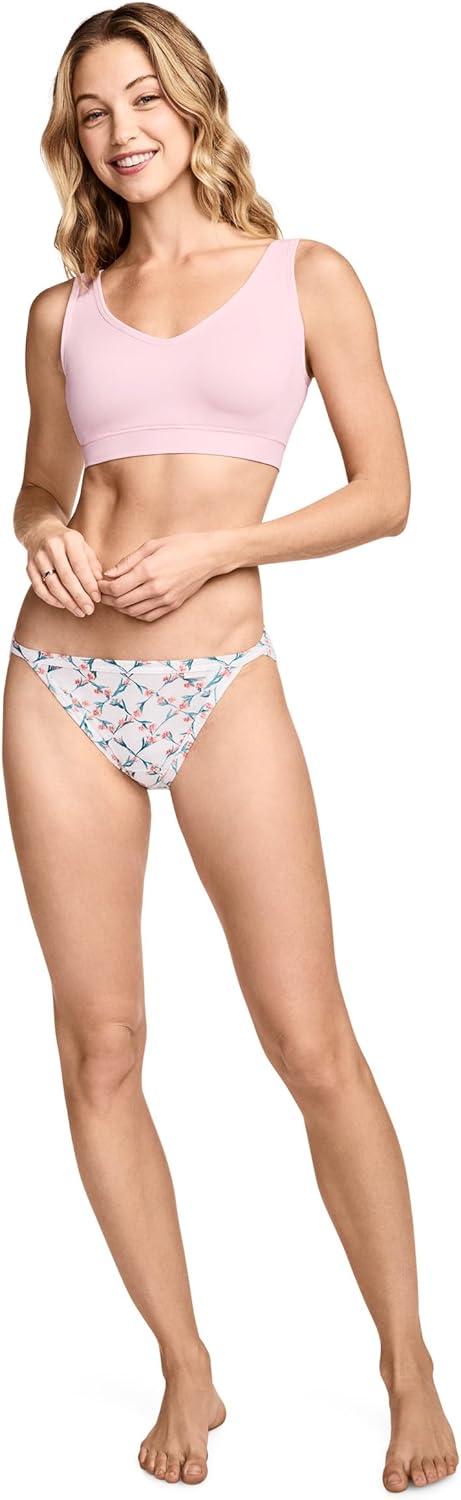 imageJockey Womens Bra Seamfree Back Smoothing BralettePink Shadow