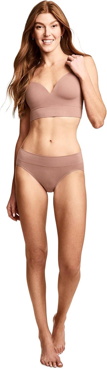 imageJockey Womens Bra Seamfree Smooth TShirt BraletteAlmond