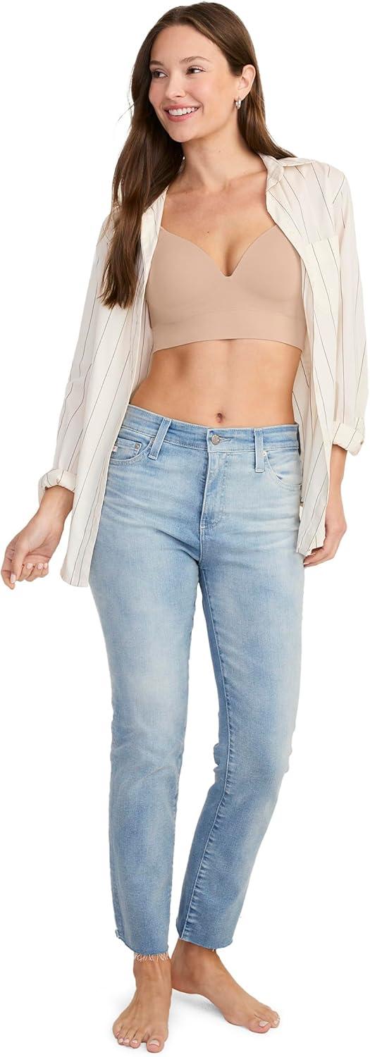 imageJockey Womens Bra Seamfree Smooth TShirt BraletteLight