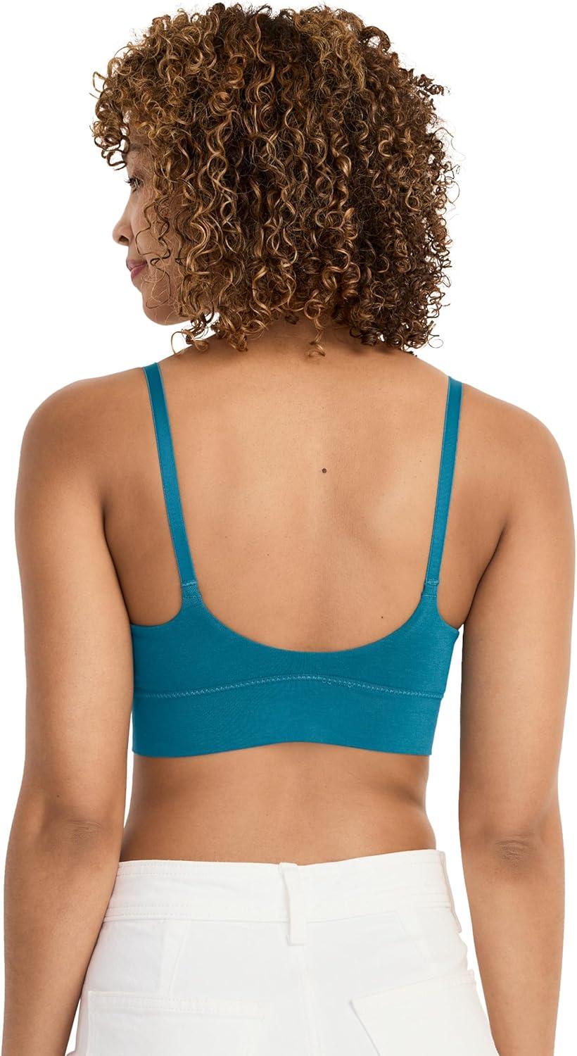 imageJockey Womens Bra Seamfree Smooth TShirt BraletteReally Teal