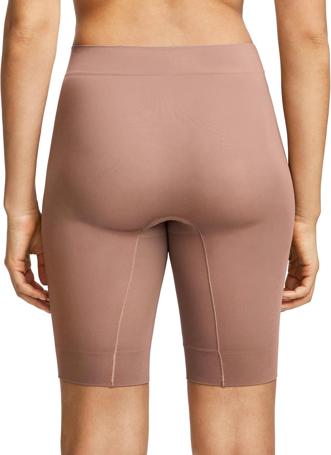 imageJockey Womens Shapewear Skimmies Seamfree Ultralight Smoothing FullThigh SlipshortAlmond