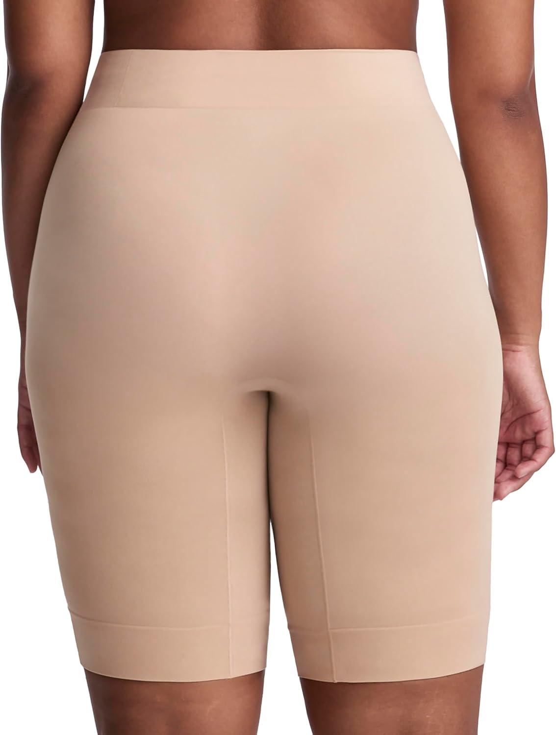 imageJockey Womens Shapewear Skimmies Seamfree Ultralight Smoothing FullThigh SlipshortLight