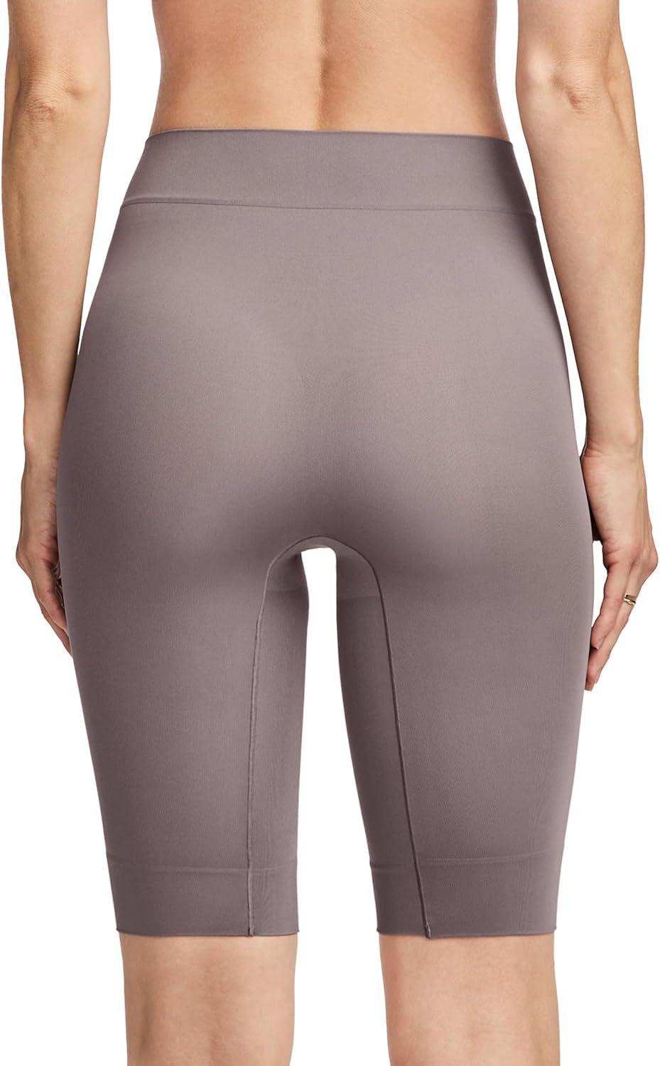imageJockey Womens Shapewear Skimmies Seamfree Ultralight Smoothing FullThigh SlipshortTwilight Sands