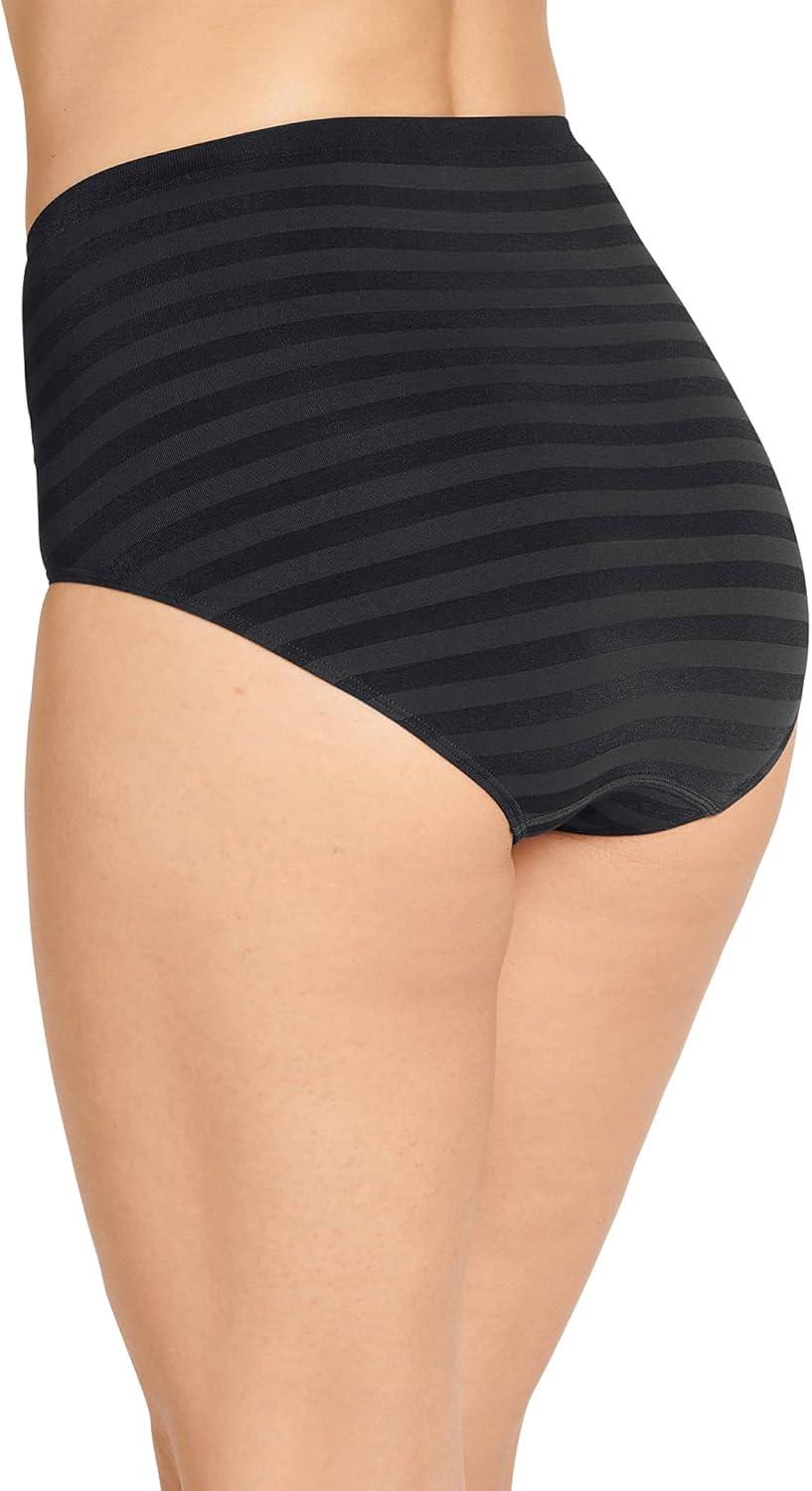 imageJockey Womens Underwear Matte amp Shine Seamfree Full Rise Brief