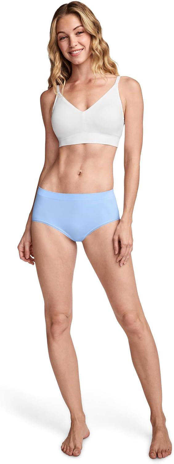 imageJockey Womens Underwear Seamfree Chill Modern BriefBrilliant Blue