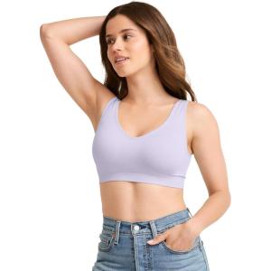 Jockey Women’s Bra Seamfree Back Smoothing Bralette(Dreamy Purple)