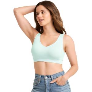 Jockey Women’s Bra Seamfree Back Smoothing Bralette(Morning Dew)